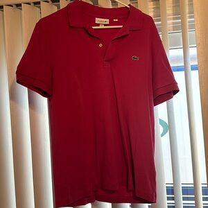 Used medium Lacoste polo shirt